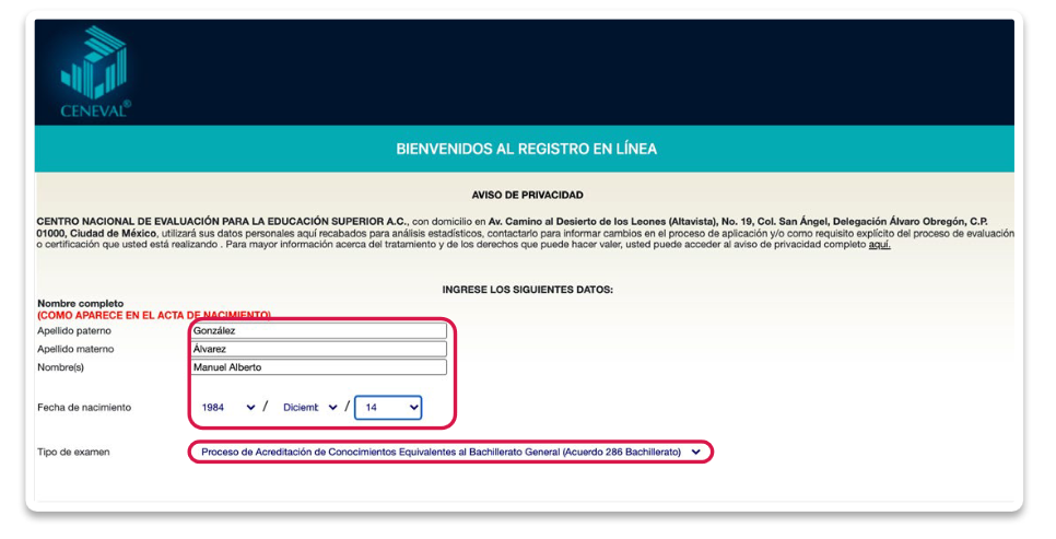 registroceneval